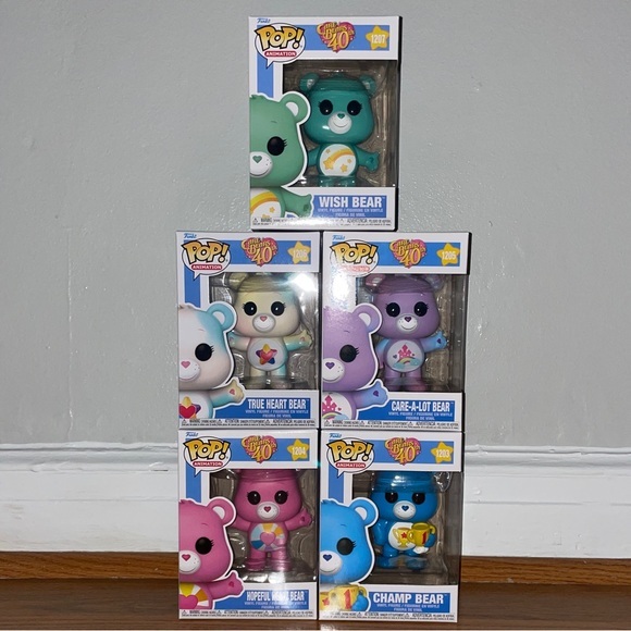 Funko Pop! Animation: Care Bears 40th Anniversary-Set of 5! - Picture 1 of 7
